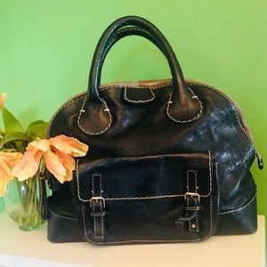 Chloe Edith Bowler Bag black leather